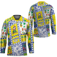 New Caledonia Christmas Hockey Jersey Festive Beach Vibes - Polynesian Pride