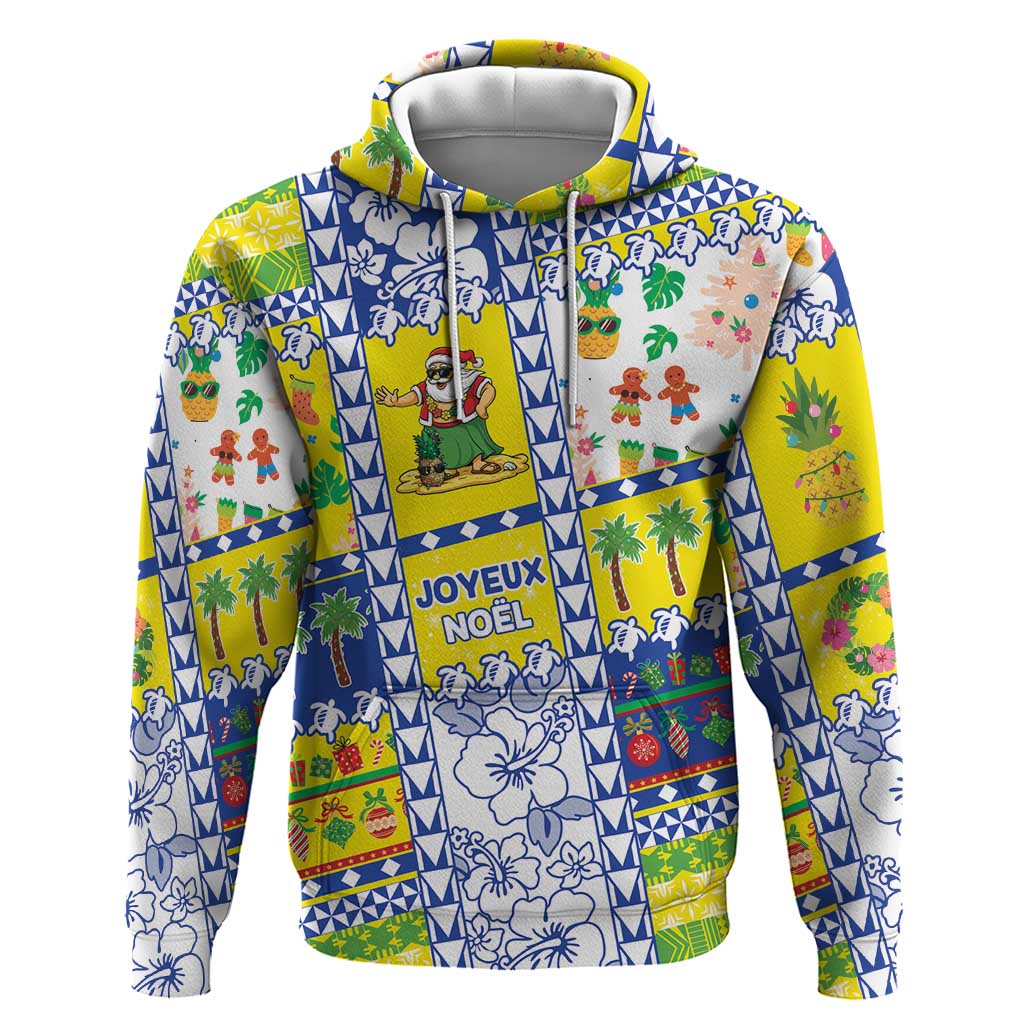 New Caledonia Christmas Hoodie Festive Beach Vibes - Polynesian Pride