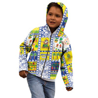 New Caledonia Christmas Kid Hoodie Festive Beach Vibes - Polynesian Pride