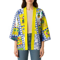 New Caledonia Christmas Kimono Festive Beach Vibes - Polynesian Pride