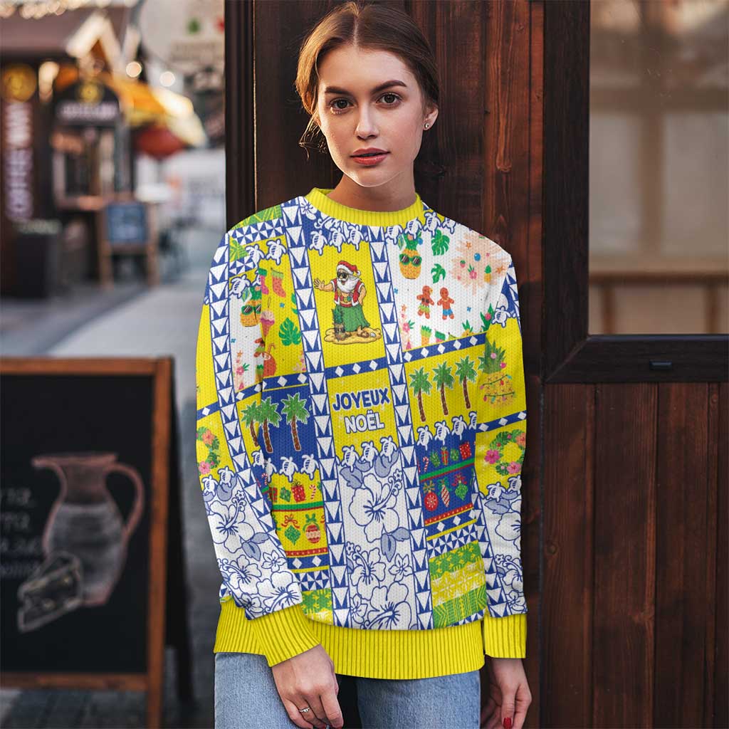 New Caledonia Christmas Ugly Christmas Sweater Festive Beach Vibes - Polynesian Pride
