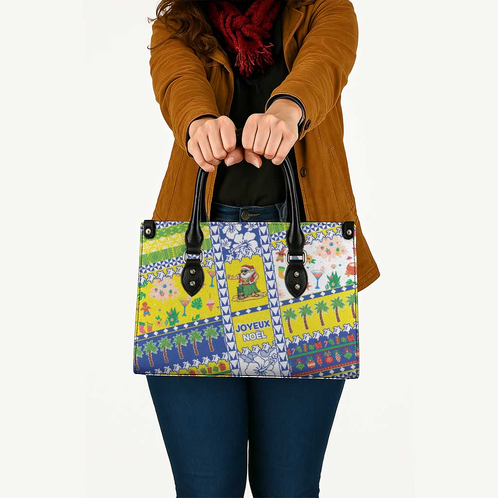 New Caledonia Christmas Leather Bag Festive Beach Vibes - Polynesian Pride