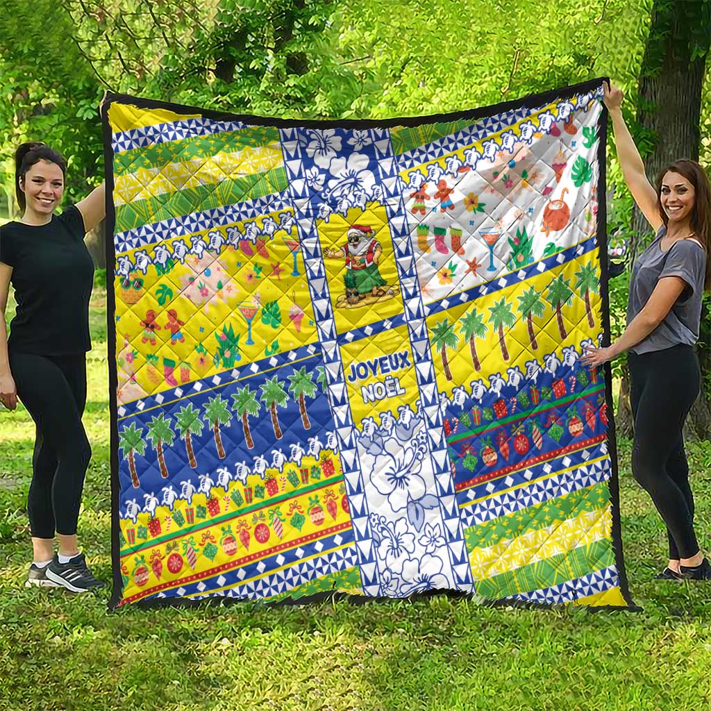 New Caledonia Christmas Quilt Festive Beach Vibes - Polynesian Pride