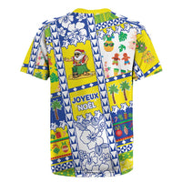 New Caledonia Christmas Rugby Jersey Festive Beach Vibes - Polynesian Pride