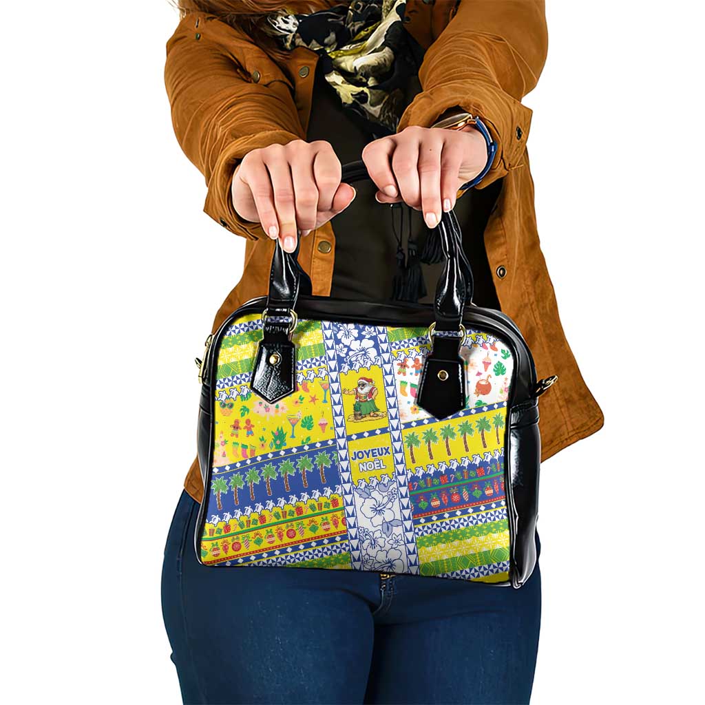 New Caledonia Christmas Shoulder Handbag Festive Beach Vibes - Polynesian Pride