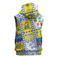 New Caledonia Christmas Sleeveless Hoodie Festive Beach Vibes LT05 - Polynesian Pride