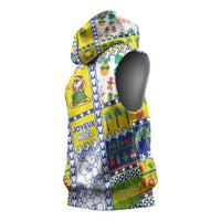New Caledonia Christmas Sleeveless Hoodie Festive Beach Vibes LT05 - Polynesian Pride