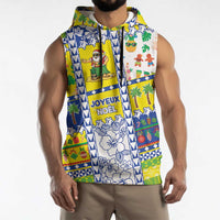 New Caledonia Christmas Sleeveless Hoodie Festive Beach Vibes LT05 - Polynesian Pride