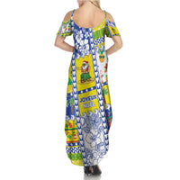 New Caledonia Christmas Summer Maxi Dress Festive Beach Vibes - Polynesian Pride