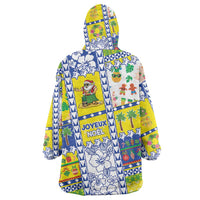 New Caledonia Christmas Wearable Blanket Hoodie Festive Beach Vibes - Polynesian Pride