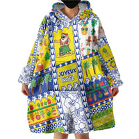 New Caledonia Christmas Wearable Blanket Hoodie Festive Beach Vibes - Polynesian Pride