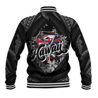 Hawaii November 28th Baseball Jacket Kanaka Maoli Tribal Pattern - Polynesian Pride