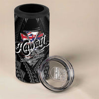 Hawaii November 28th 4 in 1 Can Cooler Tumbler Kanaka Maoli Tribal Pattern - Polynesian Pride