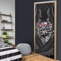 Hawaii November 28th Door Cover Kanaka Maoli Tribal Pattern - Polynesian Pride