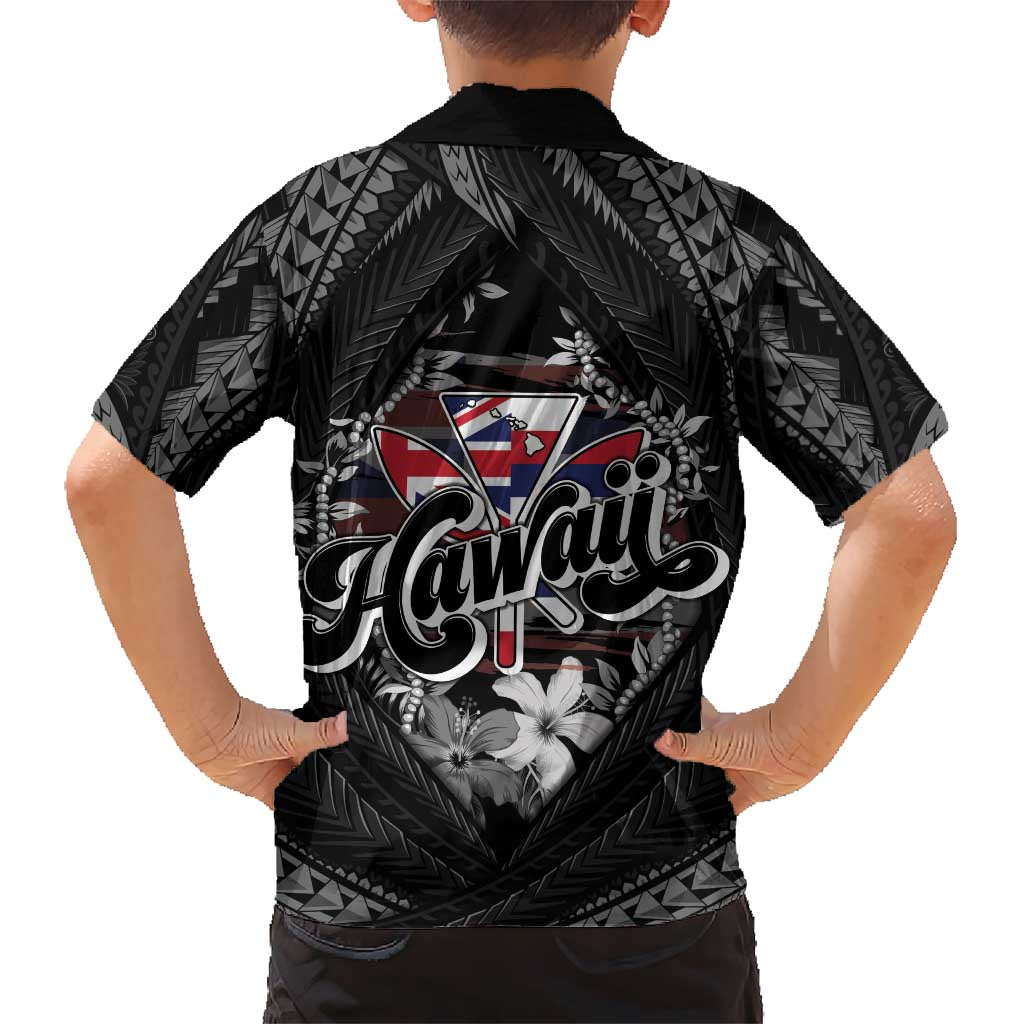 Hawaii November 28th Family Matching Puletasi and Hawaiian Shirt Kanaka Maoli Tribal Pattern LT05 - Polynesian Pride