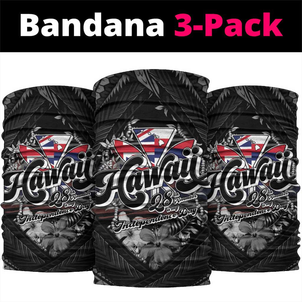 Hawaii November 28th Neck Gaiter Kanaka Maoli Tribal Pattern - Polynesian Pride