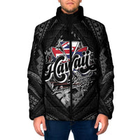 Hawaii November 28th Padded Jacket Kanaka Maoli Tribal Pattern - Polynesian Pride