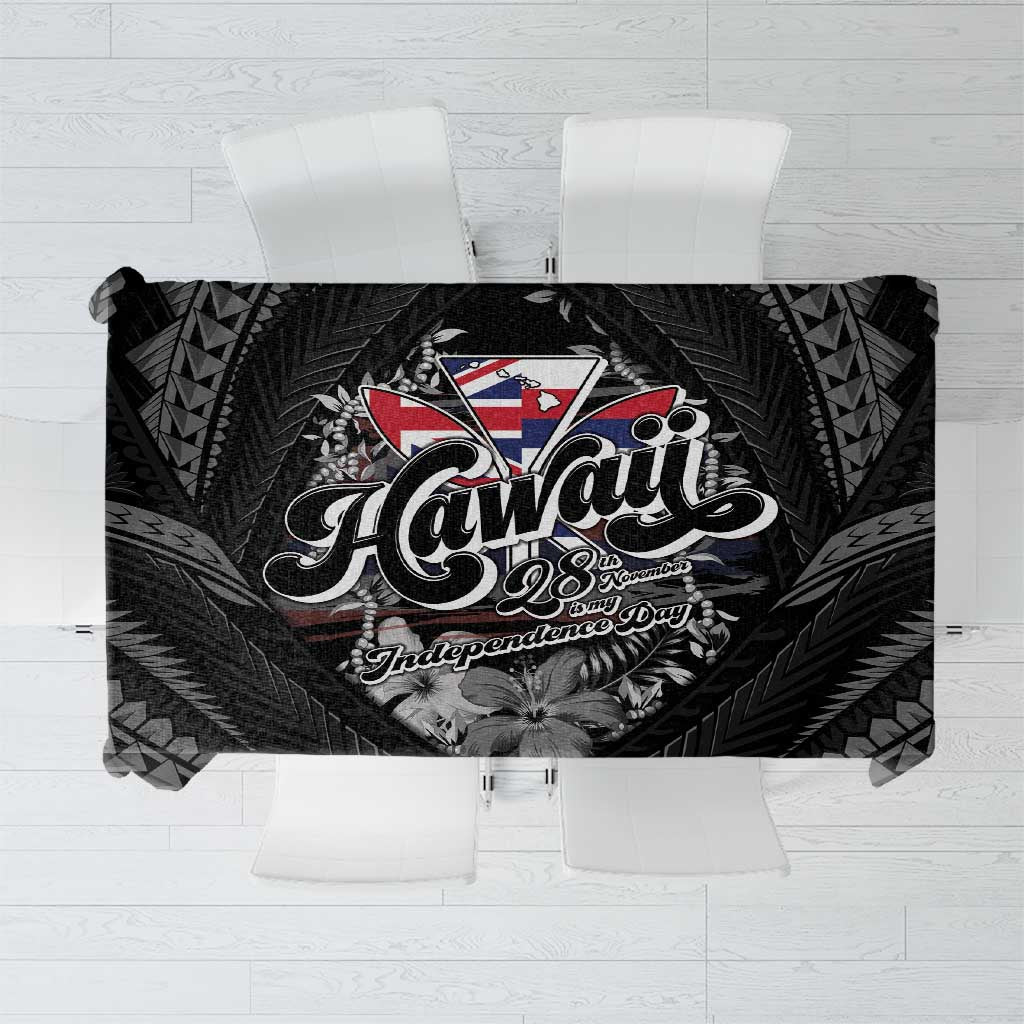 Hawaii November 28th Tablecloth Kanaka Maoli Tribal Pattern - Polynesian Pride