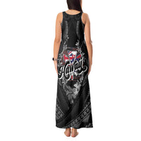 Hawaii November 28th Tank Maxi Dress Kanaka Maoli Tribal Pattern - Polynesian Pride