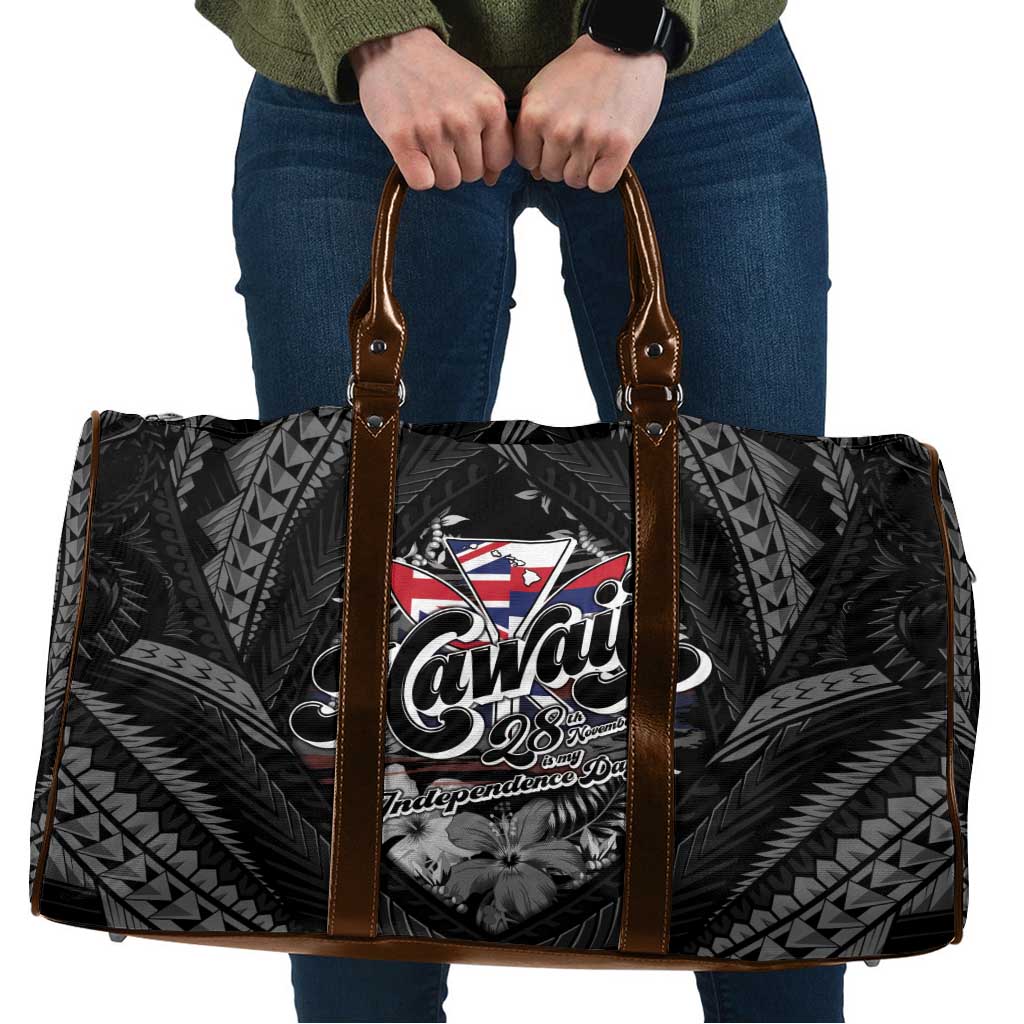 Hawaii November 28th Travel Bag Kanaka Maoli Tribal Pattern - Polynesian Pride