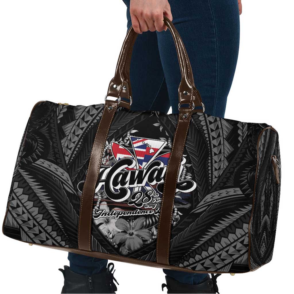 Hawaii November 28th Travel Bag Kanaka Maoli Tribal Pattern - Polynesian Pride