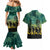 Norfolk Island ANZAC Day Couples Matching Mermaid Dress and Hawaiian Shirt Lest We Forget LT05 - Polynesian Pride