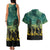 Norfolk Island ANZAC Day Couples Matching Tank Maxi Dress and Hawaiian Shirt Lest We Forget LT05 - Polynesian Pride