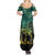 Norfolk Island ANZAC Day Summer Maxi Dress Lest We Forget LT05 - Polynesian Pride