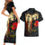 Tokelau ANZAC Day Couples Matching Short Sleeve Bodycon Dress and Hawaiian Shirt Lest We Forget LT05 - Polynesian Pride