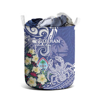 Hafa Adai Guam Laundry Basket Latte Stone With Coconut Crab LT05 - Polynesian Pride