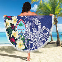 Hafa Adai Guam Beach Blanket Latte Stone With Coconut Crab LT05 - Polynesian Pride