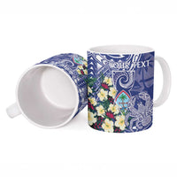 Personalised Hafa Adai Guam Ceramic Mug Latte Stone With Coconut Crab LT05 - Polynesian Pride