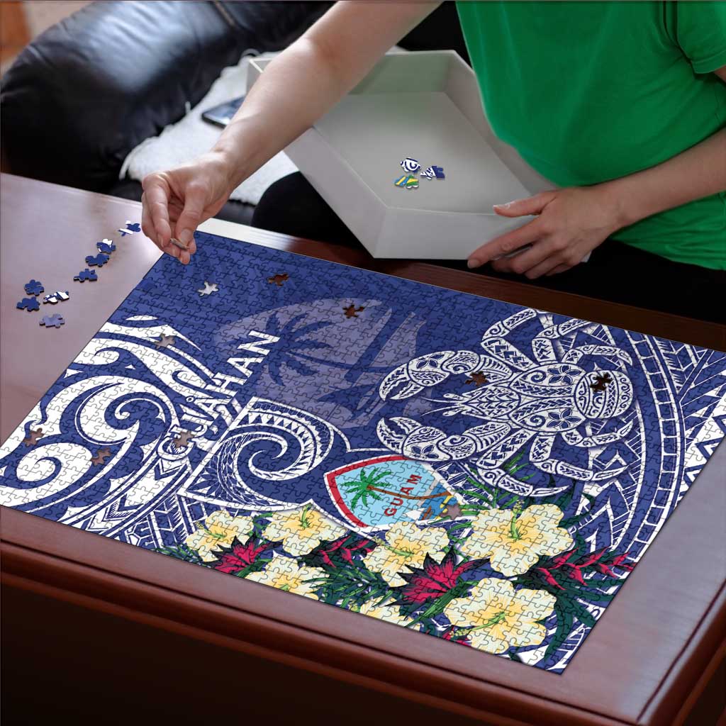 Hafa Adai Guam Puzzle Latte Stone With Coconut Crab