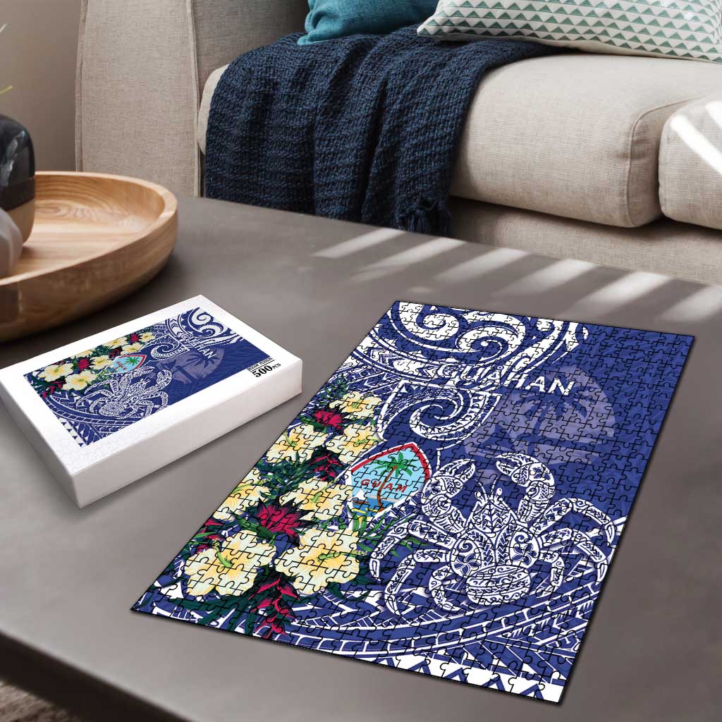 Hafa Adai Guam Puzzle Latte Stone With Coconut Crab