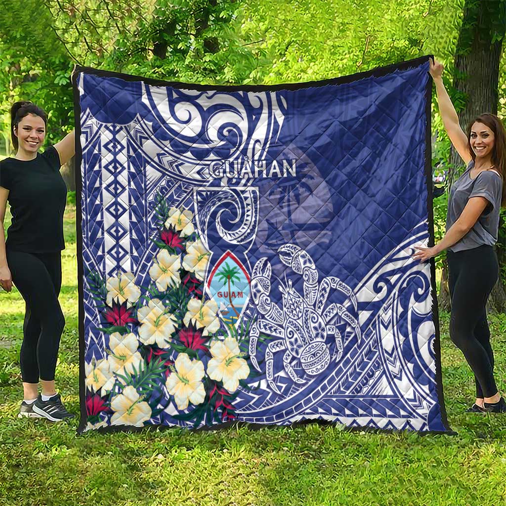 Hafa Adai Guam Quilt Latte Stone With Coconut Crab LT05 - Polynesian Pride