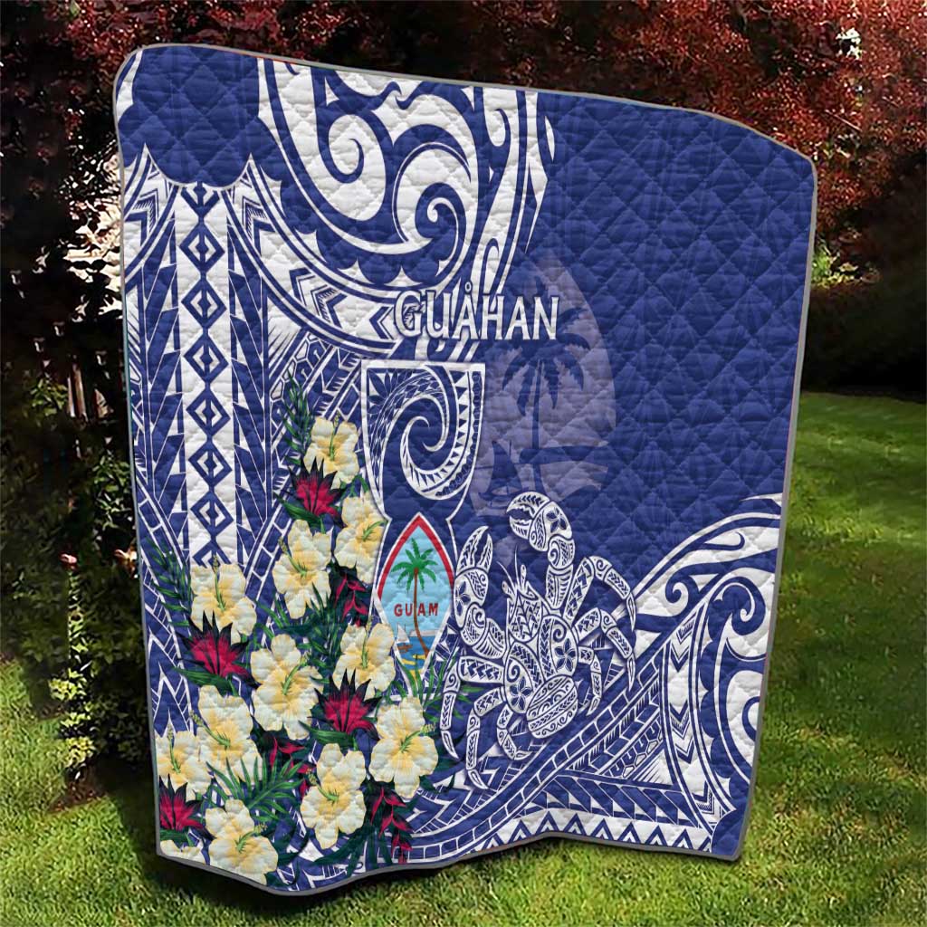 Hafa Adai Guam Quilt Latte Stone With Coconut Crab LT05 - Polynesian Pride