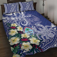 Hafa Adai Guam Quilt Bed Set Latte Stone With Coconut Crab