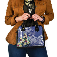 Hafa Adai Guam Shoulder Handbag Latte Stone With Coconut Crab