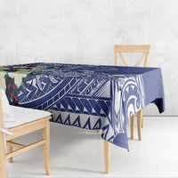 Hafa Adai Guam Tablecloth Latte Stone With Coconut Crab LT05 - Polynesian Pride