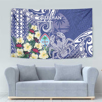 Hafa Adai Guam Tapestry Latte Stone With Coconut Crab LT05 - Polynesian Pride