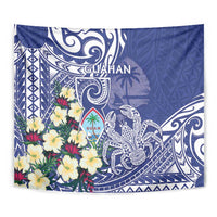 Hafa Adai Guam Tapestry Latte Stone With Coconut Crab LT05 - Polynesian Pride