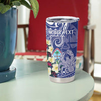 Personalised Hafa Adai Guam Tumbler Cup Latte Stone With Coconut Crab LT05 - Polynesian Pride