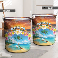 Guam Laundry Basket Eternal Summer Sunset Beach LT05 - Polynesian Pride