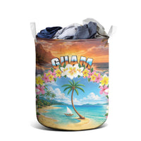 Guam Laundry Basket Eternal Summer Sunset Beach LT05 - Polynesian Pride