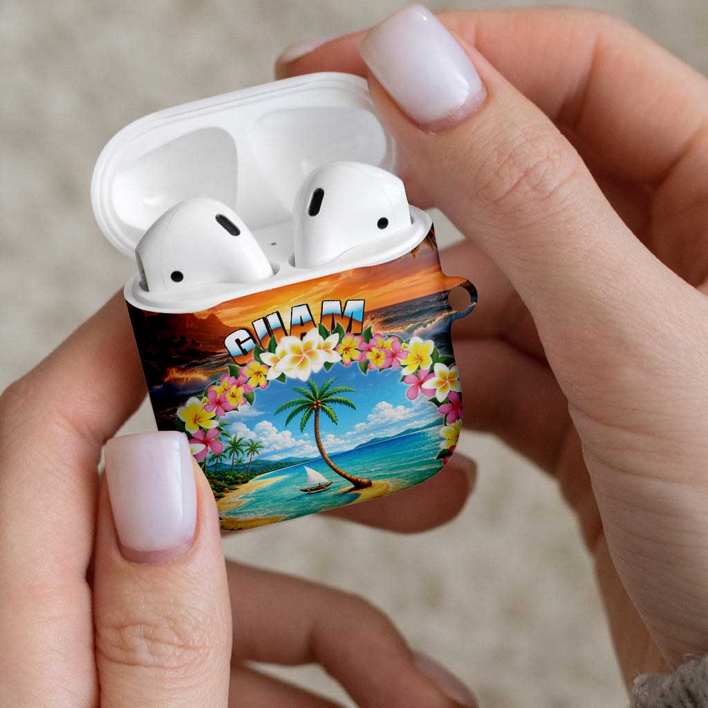 Guam AirPods Case Eternal Summer Sunset Beach LT05 - Polynesian Pride