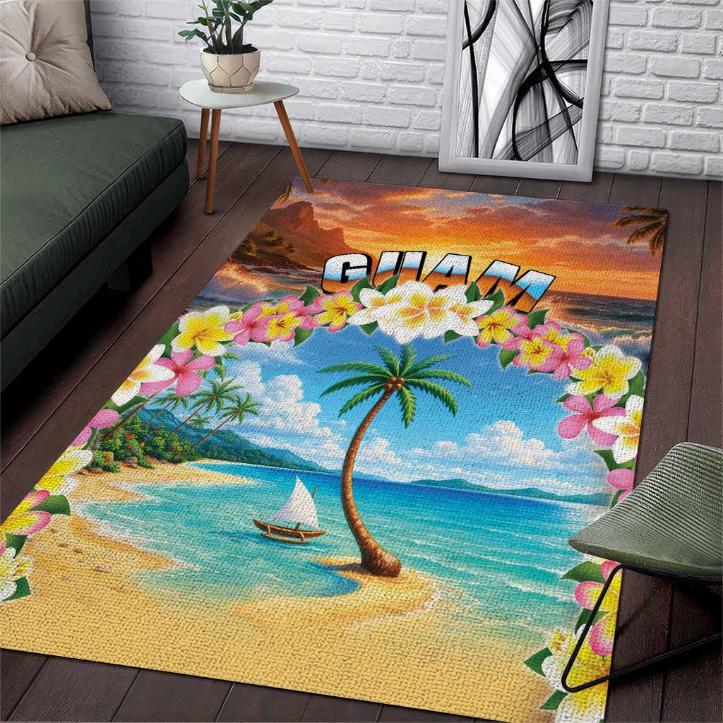 Guam Area Rug Eternal Summer Sunset Beach LT05 Colorful - Polynesian Pride