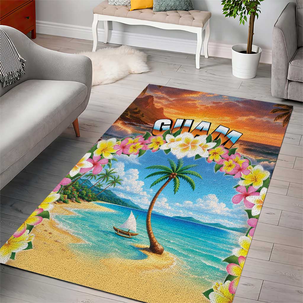 Guam Area Rug Eternal Summer Sunset Beach LT05 - Polynesian Pride