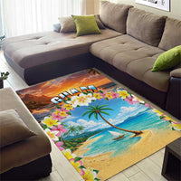 Guam Area Rug Eternal Summer Sunset Beach LT05 - Polynesian Pride
