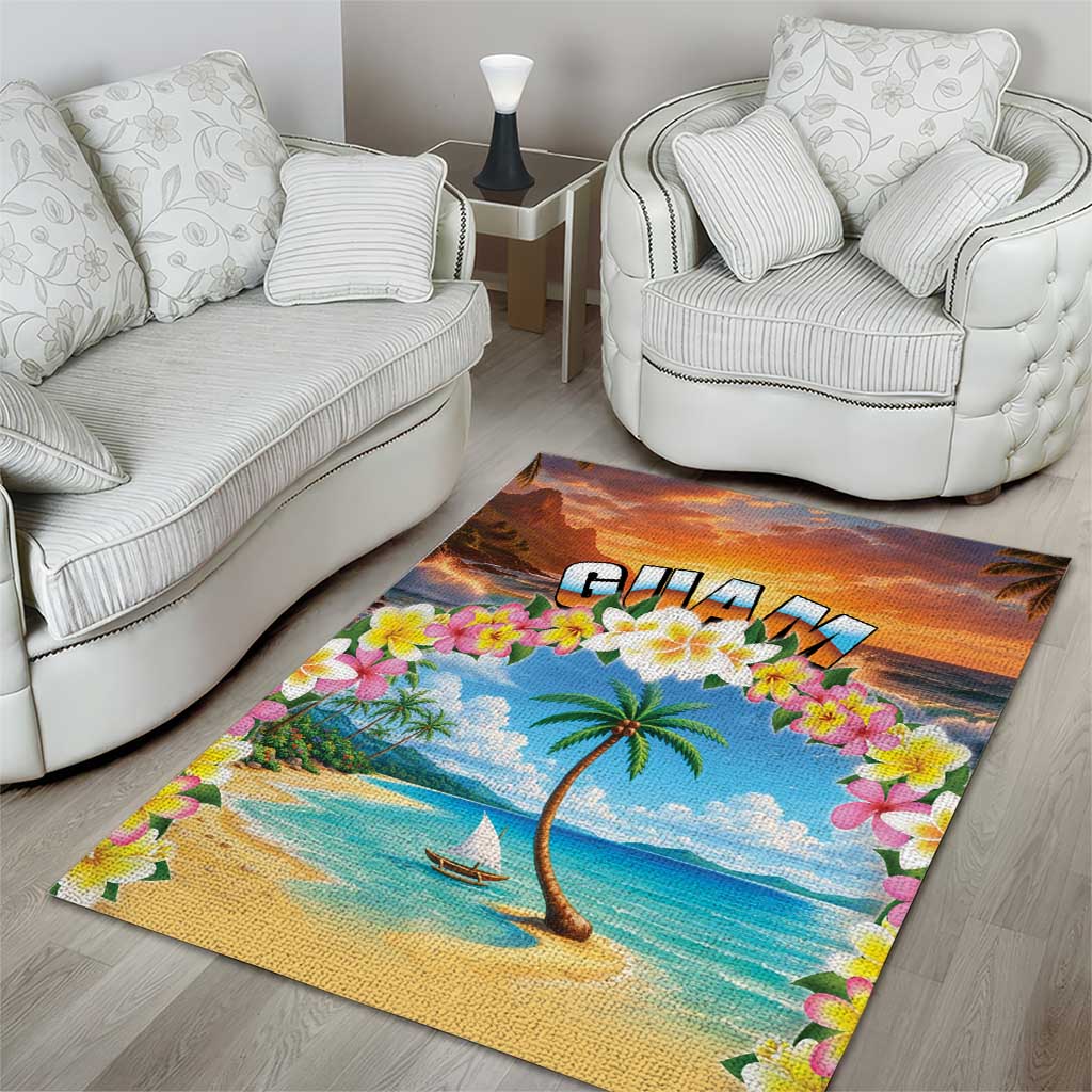 Guam Area Rug Eternal Summer Sunset Beach LT05 - Polynesian Pride