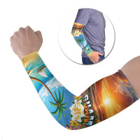 Guam Arm Sleeves Eternal Summer Sunset Beach LT05 Set of 2 Colorful - Polynesian Pride